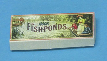 Dollhouse Miniature Fishpond Game, Small, Antique Reproduction